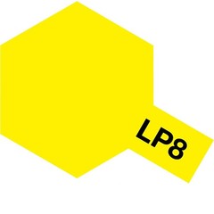 Tamiya Lacquer Paint LP-8 Pure Yellow 10 ML TAM82108 Lacquer Primers & Paints