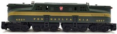 Williams GG27 O PRR Brunswick Green Five Stripe Powered Electric Loco #4937 EX