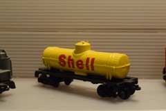 SHELL 0-8-0 STEAM LOCOMOTIVE TENDER OIL TANKER CAR CABOOSE HO GAUGE 1:120 SCALE