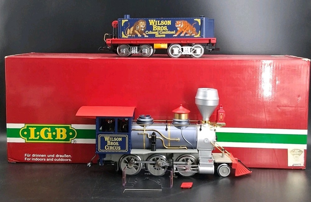 LGB G Gauge Wilson Brothers Circus Train 2-6-0 Steam Engine & Tender 24192