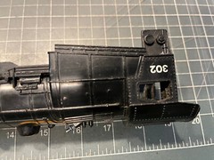 American Flyer S Train 302 Steam Locomotive Engine SHELL ONLY PART LOT F
