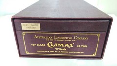 ALCO Australian Locomotive Company Brass Class B 25-Ton Climax Loco – On2 1/2