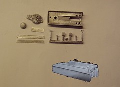 P&D Marsh N Gauge n Scale A31 GWR 3,500 gallon tender kit requires painting