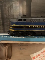 Rare Vintage 1964 Varney HO scale Baltimore and Ohio 220 Train Engine Locomotive