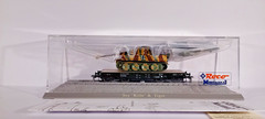 Roco 856 Camo WWII Tiger I Tank on a DRG flatcar HO Brand New Limited Edition