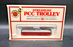N Bachmann PCC Trolley Pacific Electric Motorized in Box (Needs Work, Read Desc)