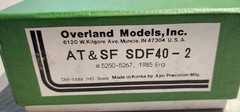 Overland Models HO Scale Brass SDF40-2 Diesel Locomotive AT&SF OMI 5888