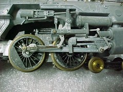Roundhouse HO 4-4-2 Steam Locomotive Kit ( started )