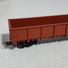 FRATESCHI FREIGHT WAGON GONDOLA RED OXIDE MODEL Vintage Locomotive No. 2025NZ