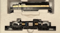 Life-Like Proto 2000 HO Scale Monon BL2 Diesel, new gears and lights installed