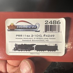 Broadway Limited Paragon2 PRR I1sa 2-10-0 HO Steam Locomotive Sound DCC 2486