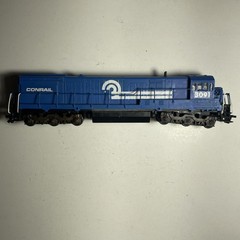 Athearn HO Scale GE U30C Diesel Locomotive con rail custom TESTED