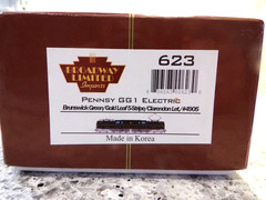 BROADWAY LIMITED #623 HO PENNSY GG-1 #4905 BRUNSWICK GREEN GOLD 5 STRIP DCCSOUND