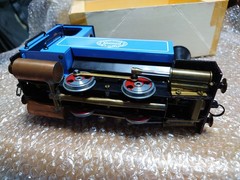 Mamod SL2 Live Steam Locomotive Blue Model Train Possibly O Gauge MadeIn England