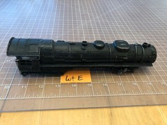 American Flyer S Train 322 Hudson Locomotive Engine SHELL Diecast Metal Lot E