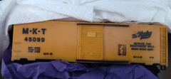 HO scale MKT Katy 40′ box car no MKT 45099