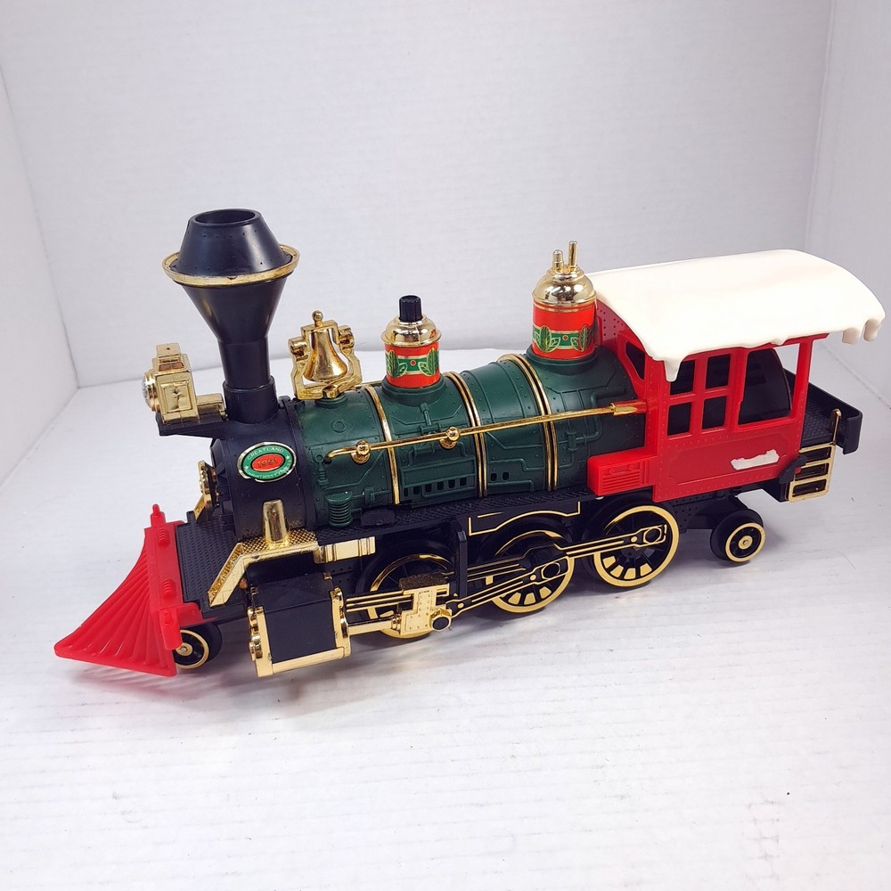 New Bright Greatland Holiday Express Train Christmas 1991 Locomotive engine READ
