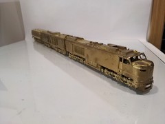Overland Union Pacific UP 8500 hp 3-Unit Gas Turbine HO Unpainted Brass OMI-1849