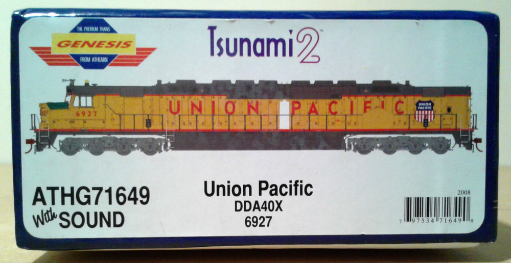 HO SCALE ATHEARN GENESIS EMD DDA40X UNION PACIFIC UP #6927 DCC & SOUND ATHG71649