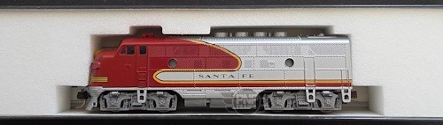 Kato 176-189 EMD F3-A w/ Steam Generator Santa Fe Rd# DC old mech Pre-Owned