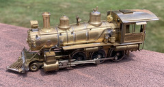 HO United Virginia & Truckee 4-6-0 No. 26 Steam Locomotive Brass Unpainted