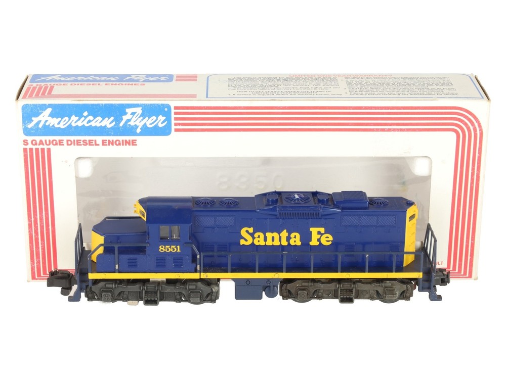 American Flyer 4-8651 S Gauge Santa Fe GP-20 Diesel Engine #8551 EX/Box