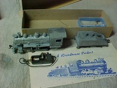 Roundhouse 0-6-0 HO Scale Switcher Locomotive KIT- diecast