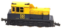N Bachmann Plymouth 0-6-0 Santa Fe Switcher #32 (Tested) no front HR – no box
