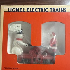 Lionel 6-18426 O Gauge Santa and Snowman Operating Handcar 1993 LN/Box New