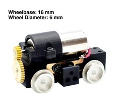 N/HOn30/HOe/009/On18/O9 Narrow Gauge Locomotive Power Drive Chassis 16mm/6mm