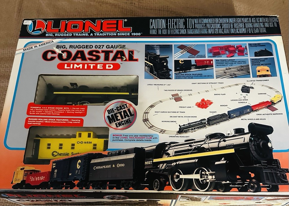 Lionel Coastal Limited Steam Engine