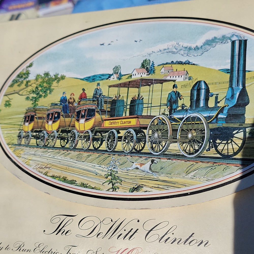 The DeWitt Cliton HO Scale Replica Of One Of America’s Earliest Trains Electric