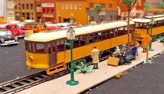 * HO * S Soho * L.A. Los Angeles Railways H-1 Streetcar * Japan Brass * BOXED *