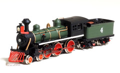 Brass Z-scale Westmodel 30031 American Early Era Steam Locomotive + tender, NEW