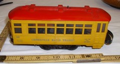 LIONEL #60 THE LIONELVILLE RAPID TRANSIT TROLLEY CAR O SCALE 1960s WORKS