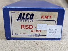 ALCO Models HO Brass #D-106 RS-1 Diesel Switcher – Unpainted WRONG BOX