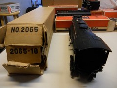 Lionel 2065 4-6-4 Small Hudson Loco & 6026W Tender w O/B’s tested