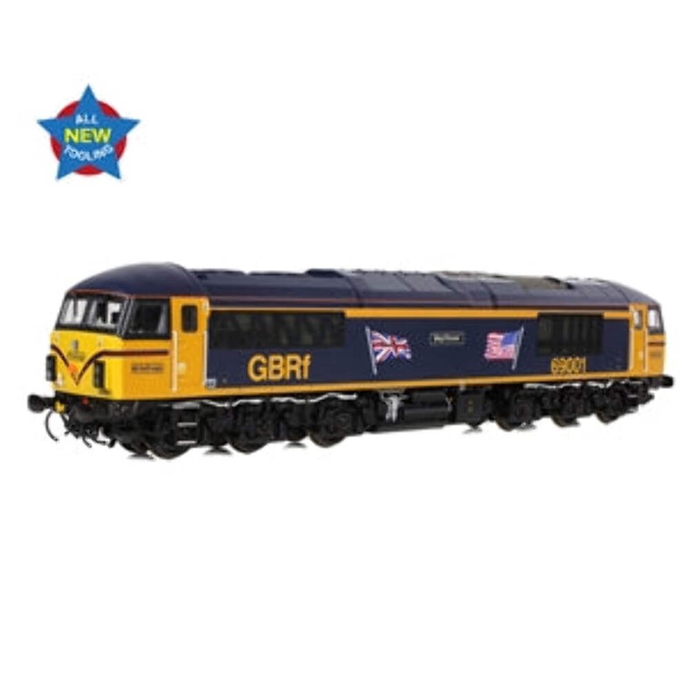 Bachmann 35-776 OO Gauge Class 69 69001 ‘Mayflower’ GBRf (UK & US Flags)