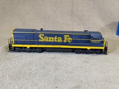 ALCO Models HO Brass #D-137 GE U-33C Diesel Loco Santa Fe #8513