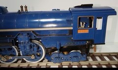 C62 14 Live Steam Locomotive 1 Gauge Alcohol Fired w/Tender 11kg used