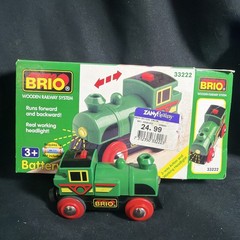 BRIO Green Action Train Engine Locomotive 33222
