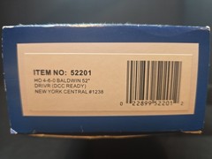 Bachmann Ho Scale New York Central 4-6-0 Balwin DCC See Details & Pictures 52201