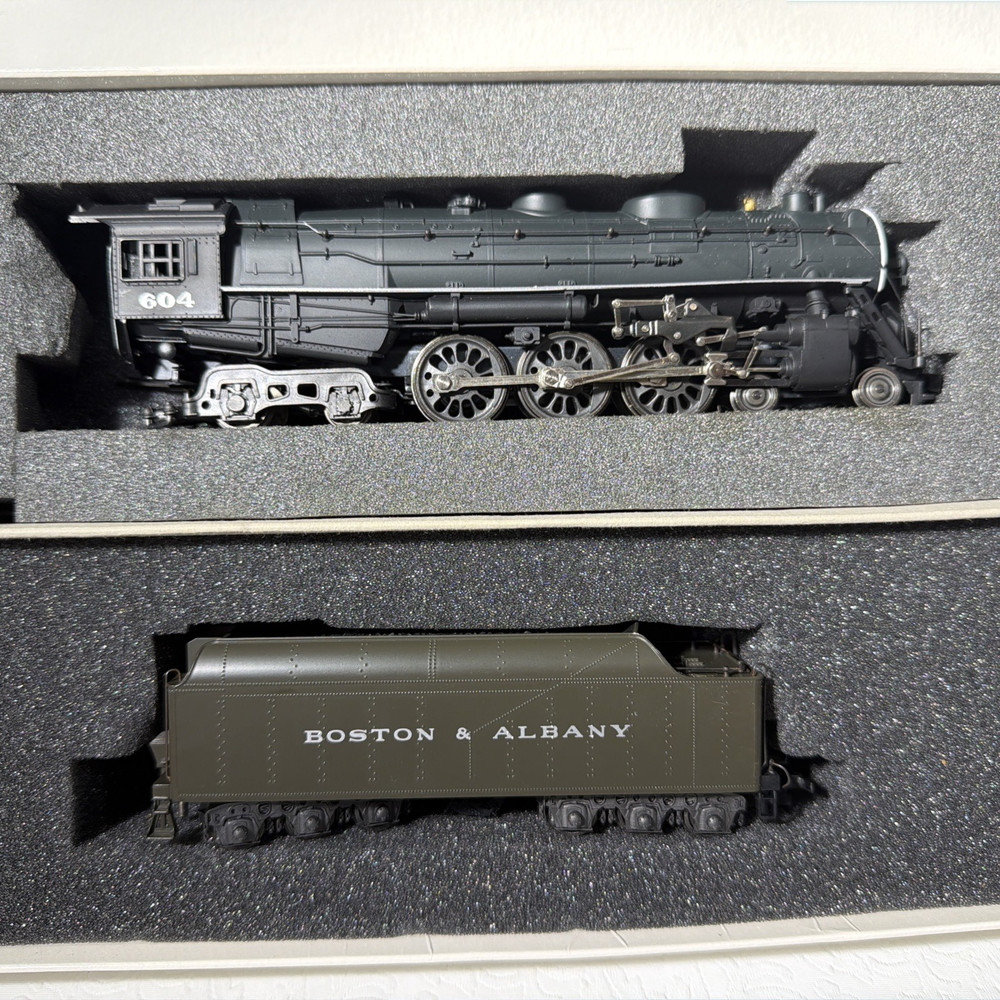 BOSTON &ALBANY 4-6-4 HUDSON STEAM LOCO DC-RIVAROSSI – HO Scale “B&A” In 604