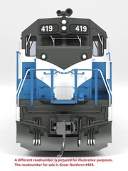 Broadway Limited HO 9803 Great Northern Railway #424 EMD SD45 Diesel Locomotive