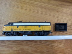 Bowser Executive Line #24072 F-7 A Spokane Portland & Seattle 803 Diesel – HO