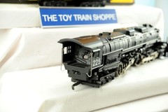 MTH RAIL KING 1221-1 WESTERN PACIFIC 2-6-6-6 ALLEGHENY STEAM LOCO W PS2-NEW BCR.