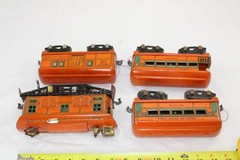 O Gauge – Pre-War American Flyer – Paul Revere Boxcab Set – Orange