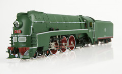 HO Eisenbahn Canada HO-002/2 Pashina SL7 Steam Locomotive China Railway #751 NIB