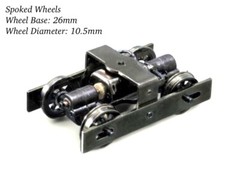 HO/J/On30/O16.5/Oe Gauge Imon 0-4-0 Power Drive Unit Wheel 26mm/10.5mm Chassis