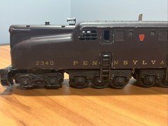 Lionel Postwar O Pennsylvania 2340 Tuscan Red 5 Stripe GG-1 Electric Locomotive